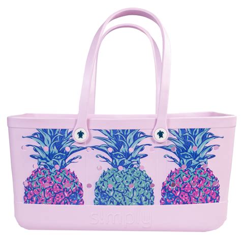 simply southern waterproof tote bag